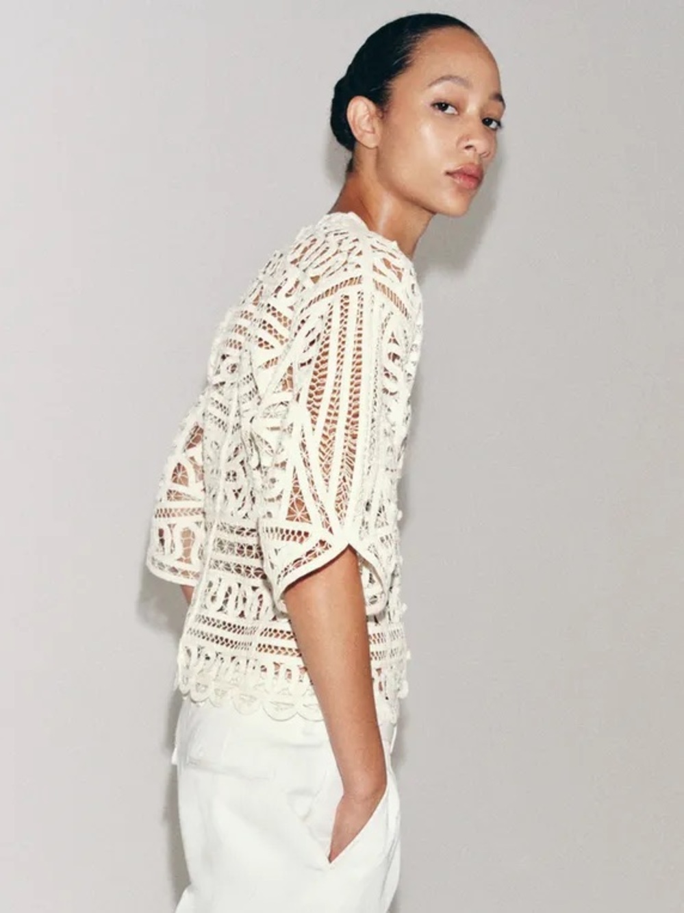 ZW COLLECTION CROCHET TOP - Picture 5 of 11